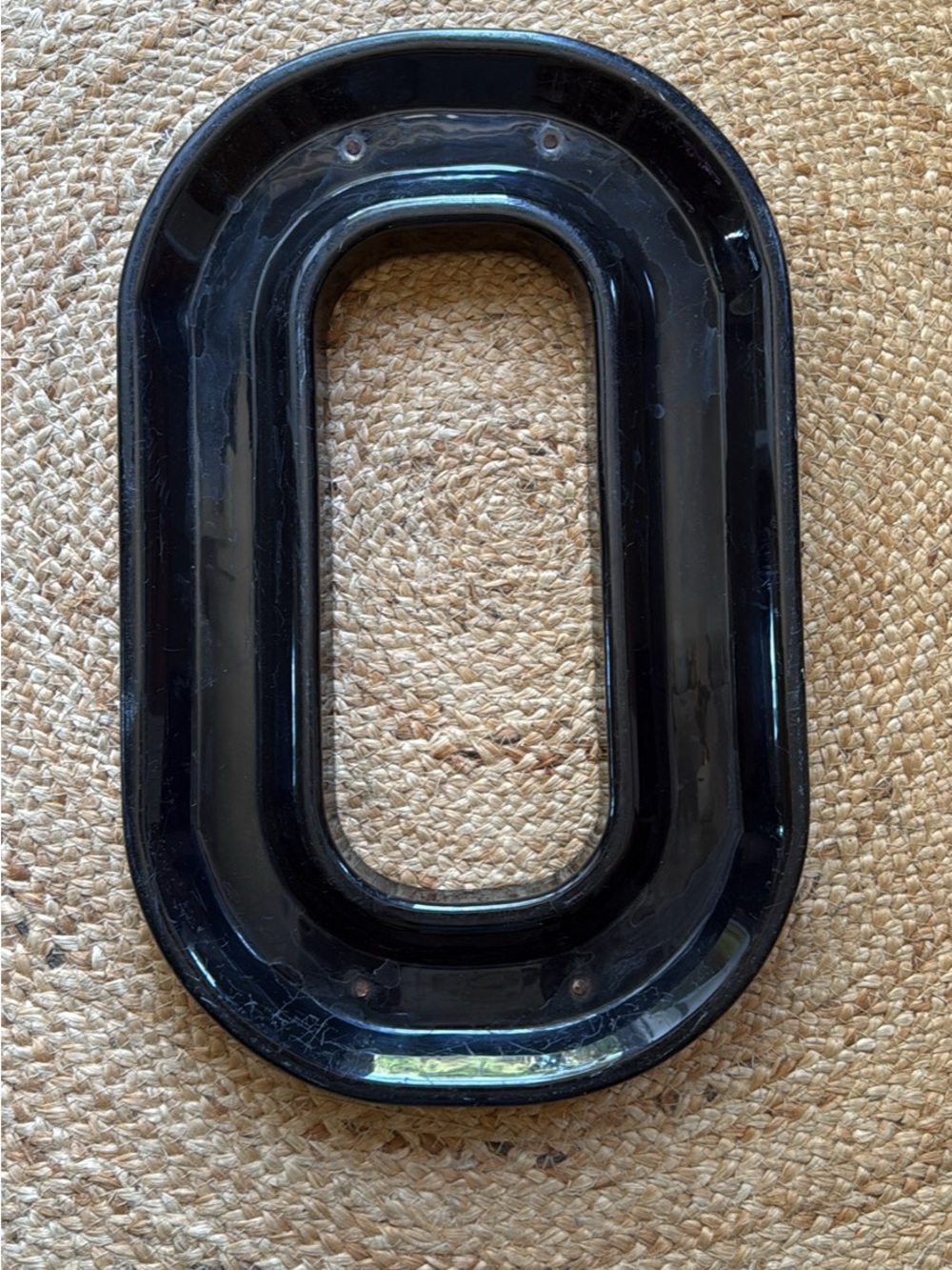 Black Letter Decorative O